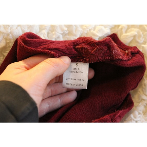 💃Elodie Maroon Tank Top💃 - Picture 5 of 5